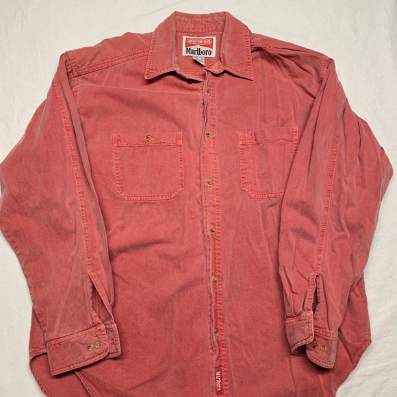Marlboro button up shirt Clearance